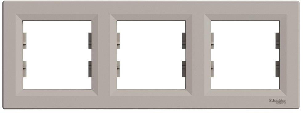 Рамка 3х цвят Бронз Asfora SE, SCHNEIDER ELECTRIC, EPH5800369
