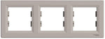 Рамка 3х цвят Бронз Asfora SE, SCHNEIDER ELECTRIC, EPH5800369