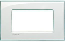 Рамка 4 мод. правоъгълна Acquamarine LL Bticino , BTICINO, LNA4804KA
