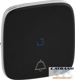 Лицев панел за бутон с подсветка и символ звънец цвят Черно Valena Allure Legrand - 755093
