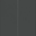 Лицев панел за 2 бутона вертикално 30x60 Linea71 Fenix Grey Bromine EKINEX, EK-T2R-FGB