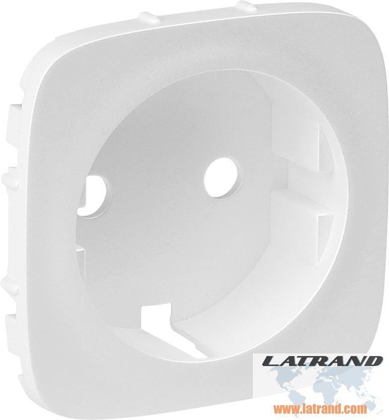 Лицев панел за контакт шуко с детска защита цвят Бял Valena Allure Legrand - 755205