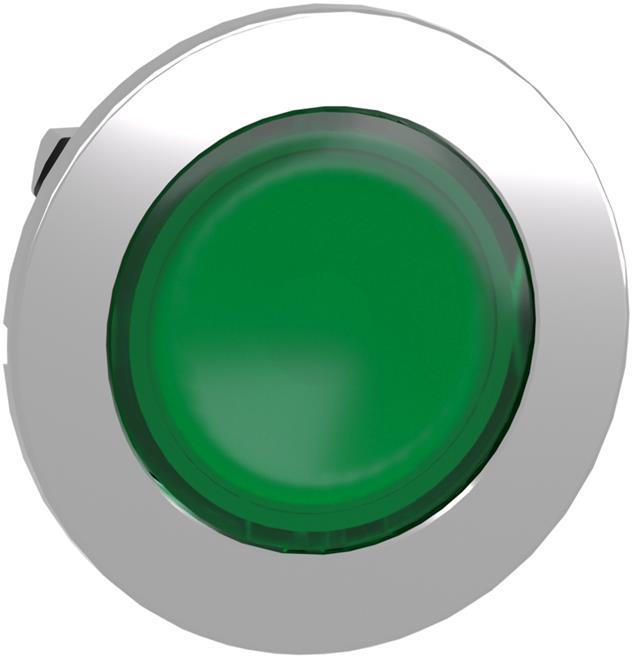 Глава за бутон зелен светещ, Ф33мм SE, SCHNEIDER ELECTRIC НИСКО НАПРЕЖЕНИЕ, ZB4FW333