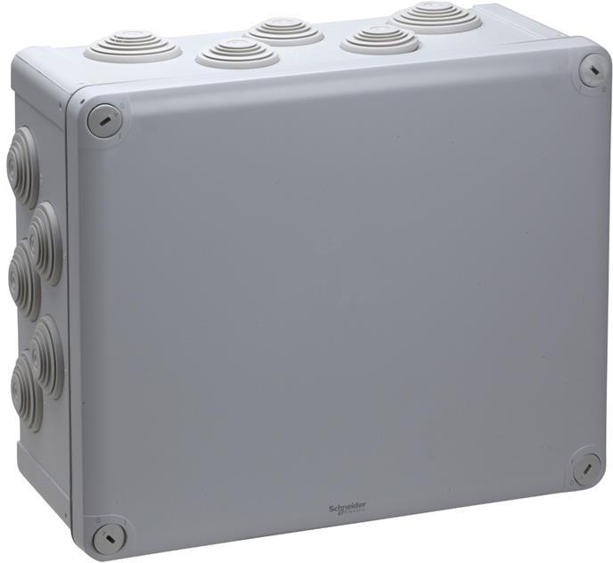 Разклонителна кутия открит монтаж 275x225x120мм IP55 цвят Сив Mureva SE, SCHNEIDER ELECTRIC НИСКО НАПРЕЖЕНИЕ, ENN05017