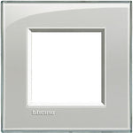 Рамка 2 мод. правоъгълна Cold grey LL Bticino , BTICINO, LNA4802KG
