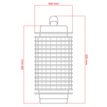 LED лампа против насекоми Lumio MKE001 – 1.2W, до 30 м²