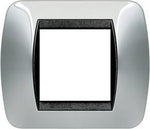 Рамка 2 мод. Light titanium LL International Bticino , BTICINO, L4802TC