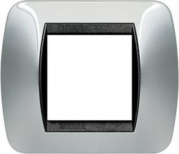 Рамка 2 мод. Light titanium LL International Bticino , BTICINO, L4802TC
