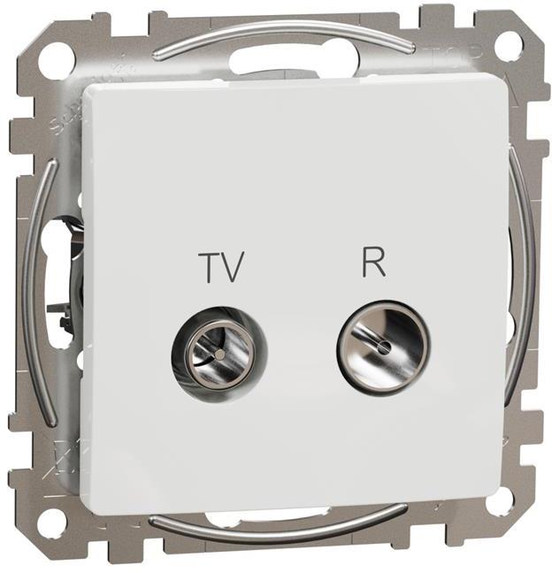 Розетка TV+FM цвят Бял Sedna SE, SCHNEIDER ELECTRIC, SDD111471R