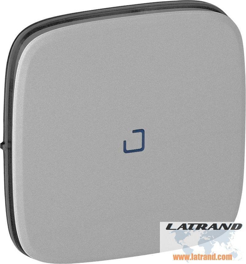 Лицев панел за ключ/бутон с индикация цвят Алуминий Valena Allure Legrand - 755087