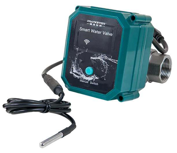 Безжичен спирателен кран за тръба ½" FrankEver Smart water valve DN15 - 070595, SHELLY, FrankEver DN15