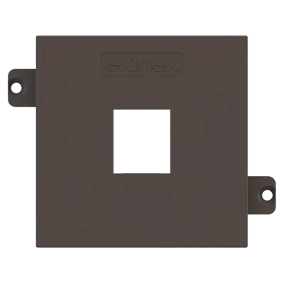 Лицев панел за 1х RJ45 Keystone 55x55 Fenix Cocoa Orinoco EKINEX, EK-KSC-1K-FCC