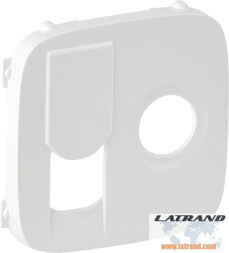 Лицев панел за TV+RJ45 розетка цвят Бял Valena Allure Legrand - 754835