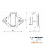Ретро контакт от Атра IP44 - 5227