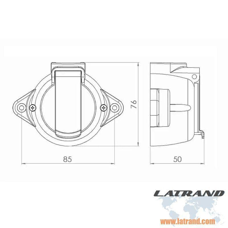 Ретро контакт от Атра IP44 - 5227