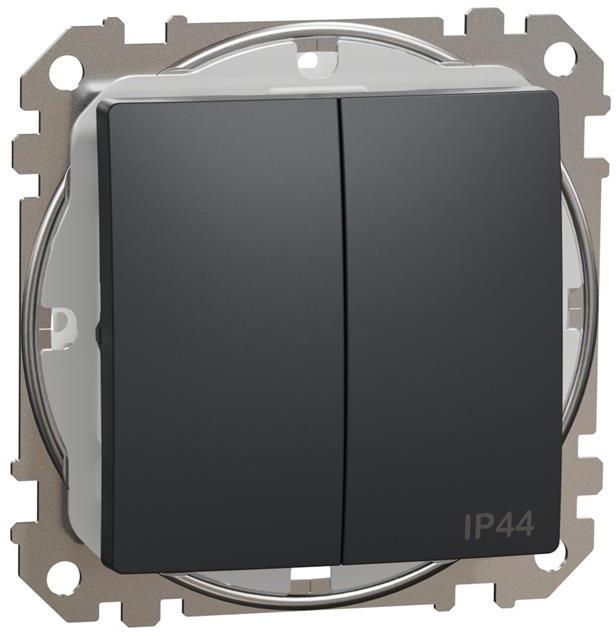 Сериен ключ IP44 цвят Антрацит Sedna SE, SCHNEIDER ELECTRIC, SDD214105