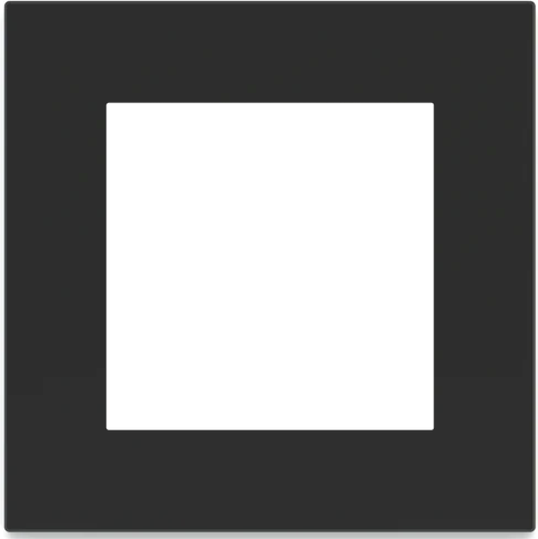 Рамка 1х 60x60 Surface Linea71/20Venti Fenix Black Ingo EKINEX, EK-SQS-FNI