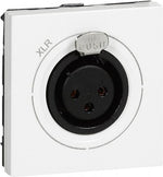 Розетка XLR 3 пина Female цвят бял Mosaic Legrand, LEGRAND, 78755