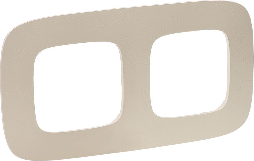 Рамка 2х цвят Крем zen Valena Allure Legrand /до изчерпване/, LEGRAND, 754382