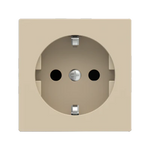 Лицев панел за контакт шуко 55x55 Fenix Beige Luxor EKINEX, EK-PSC-DE-FBL