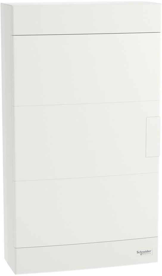 Табло за открит монтаж 3x12 мод. Easy 9 EU с бяла плътна врата и Н и РЕ клеми SE, SCHNEIDER ELECTRIC НИСКО НАПРЕЖЕНИЕ, EZ9EUD312