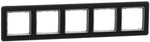 Рамка 5х цвят Опушено стъкло Sedna SE, SCHNEIDER ELECTRIC, SDD362805