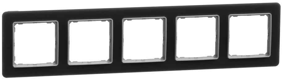 Рамка 5х цвят Опушено стъкло Sedna SE, SCHNEIDER ELECTRIC, SDD362805
