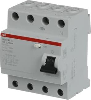 ДТЗ 4P 40A 30mА серия FH204 тип AC ABB, 2CSF204002R1400