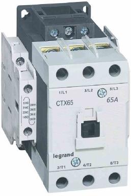 Контактор CTX3-65 3P 30kW (65A AC-3) 2NO-2NC 230V 50/60Hz Legrand, LEGRAND НИСКО НАПРЕЖЕНИЕ, 416166