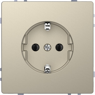Контакт шуко с лицев панел цвят Сахара System Design Merten SE, SCHNEIDER ELECTRIC, MEG2301-6033
