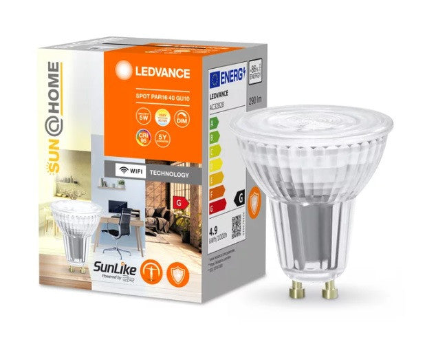 LED ЛАМПА SUN@HOME SPOT PAR16 40 GU10 TW LEDVANCE