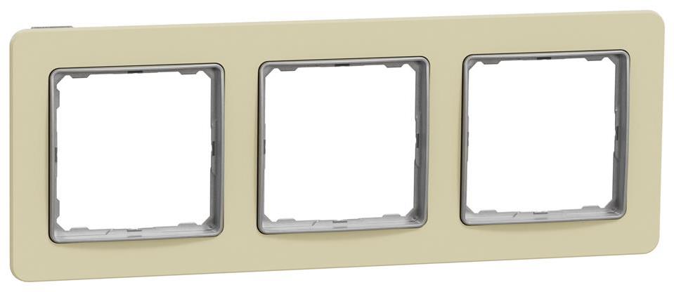 Рамка 3х цвят Пясък Sedna SE, SCHNEIDER ELECTRIC, SDD392803