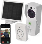 Видео бутон и звънец със соларен панел IP-09D Wi-Fi GoSmart EMOS