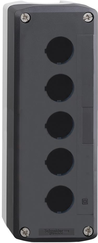 Бутониера празна с 5 отвора Ø22mm SE, SCHNEIDER ELECTRIC НИСКО НАПРЕЖЕНИЕ, XALD05