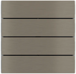 Лицев панел за 4 бутона хоризонтално 80x20 FF Metal Nickel EKINEX, EK-TRO-GBR