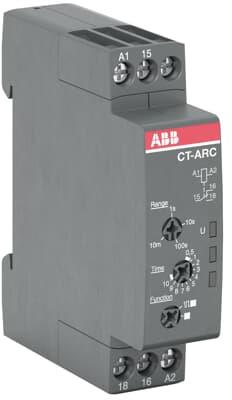 Реле за време, закъснение при изключване, CT-ARC, 2x 0.05s…10m, 1c/o 4A, 24...240Vac/dc ABB, 1SVR508120R0000