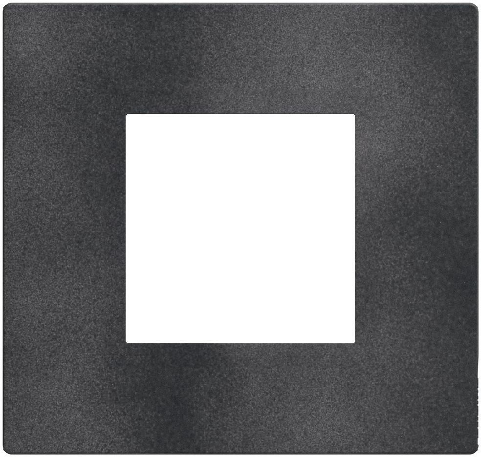 Рамка 2 мод. цвят Сив меланж (Dark Grey) Light Now Bticino, BTICINO, YA4802DS