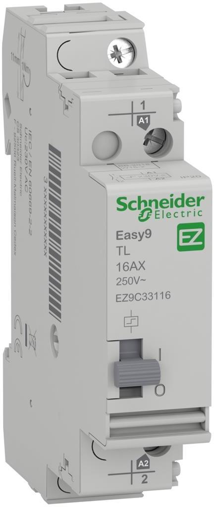 Импулсно реле Easy 9 16A 1NO 230Vac 1 мод. SE, SCHNEIDER ELECTRIC НИСКО НАПРЕЖЕНИЕ, EZ9C33116