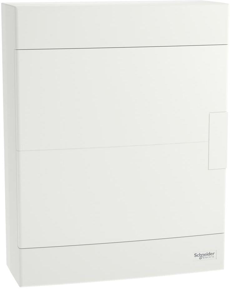 Табло за открит монтаж 2x12 мод. Easy 9 EU с бяла плътна врата и Н и РЕ клеми SE, SCHNEIDER ELECTRIC НИСКО НАПРЕЖЕНИЕ, EZ9EUD212