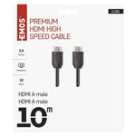 Корда HDMI 2.0 A/M-A/M PVC черна – 10m EMOS