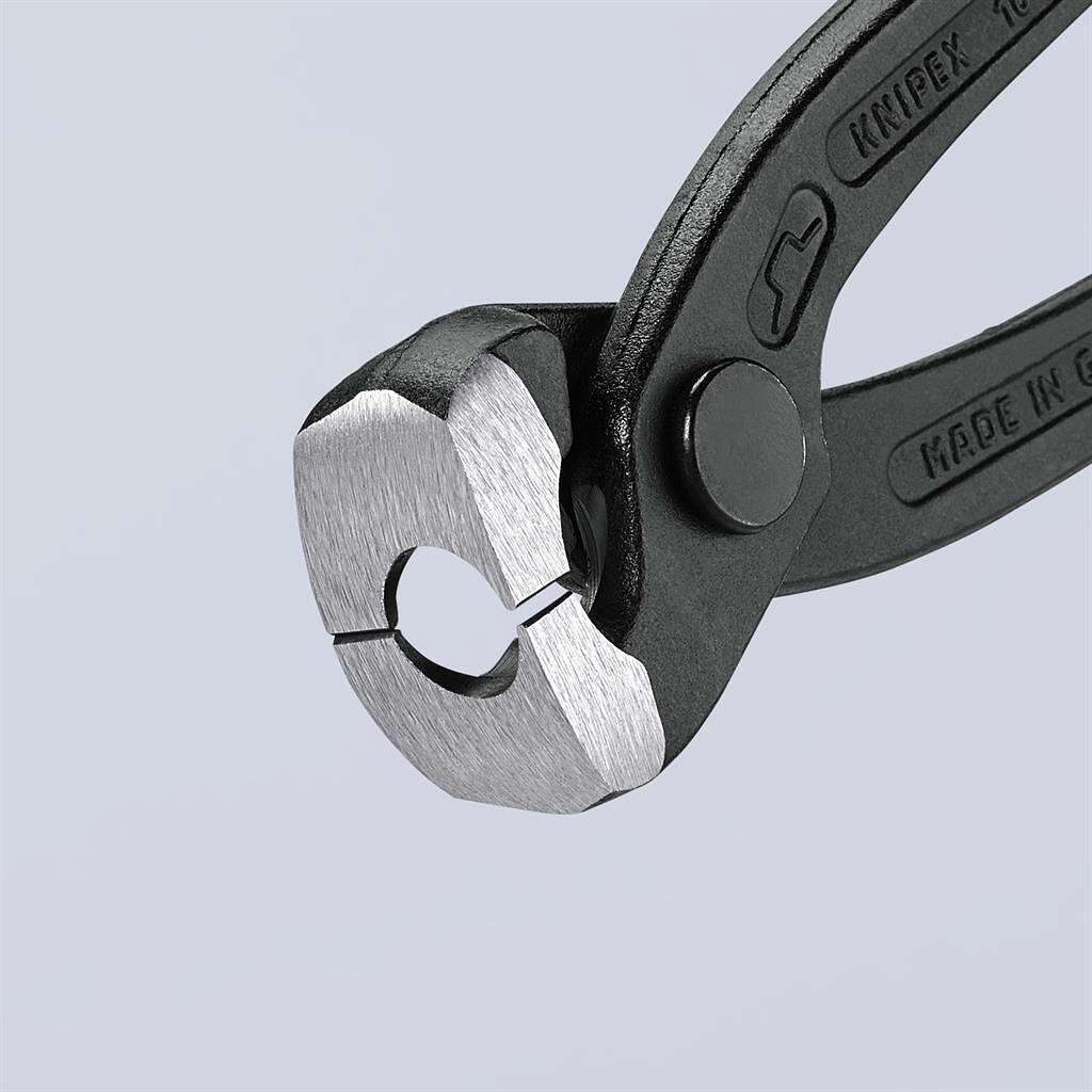Клещи за скоби, червена ръкохватка 220мм, Knipex - K1099I220