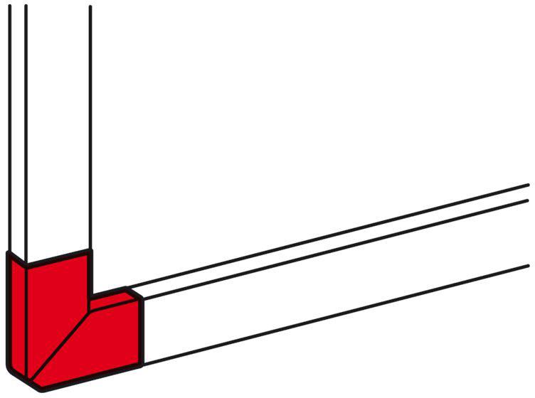 Прав ъгъл Al 90° 50х105мм DLP Legrand, LEGRAND, 11243