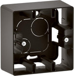 Конзола единична за открит монтаж цвят Черен Niloe New Legrand, LEGRAND, NP161BK
