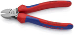 Клещи диагонални резачки, синьо-червена ръкохватка 160мм, Knipex - K7002160