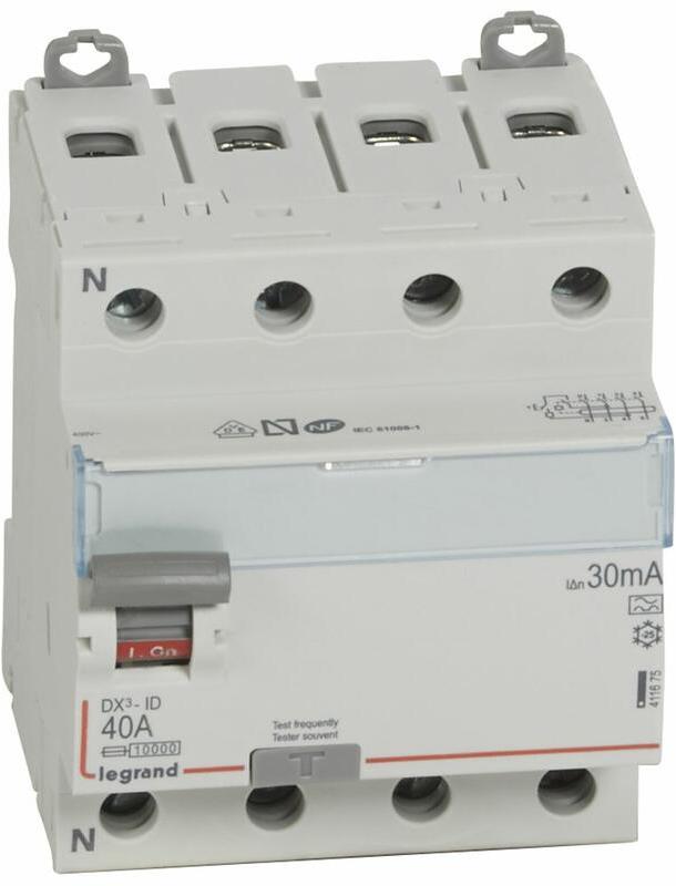 ДТЗ 4P 40A 30mА серия DX3 ID тип A Legrand, LEGRAND НИСКО НАПРЕЖЕНИЕ, 411675