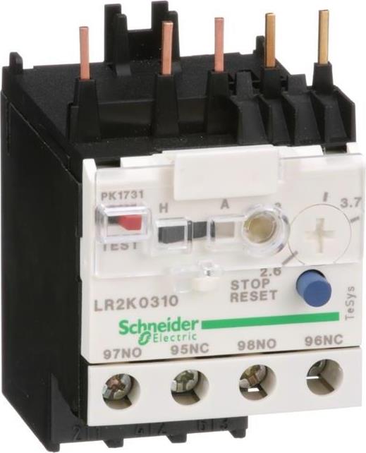 Термична защита TeSys K 2.6...3.7A 1NO-1NC SE, SCHNEIDER ELECTRIC НИСКО НАПРЕЖЕНИЕ, LR2K0310