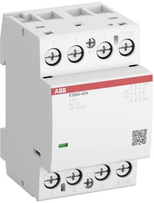 Модулен контактор ESB 40A 3NO-1NC 230ac/dc 3 мод. ABB, 1SAE341111R0631