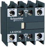 Блок помощни контакти TeSys D 2NO+2E винтови клеми SE, SCHNEIDER ELECTRIC НИСКО НАПРЕЖЕНИЕ, LA1DY20