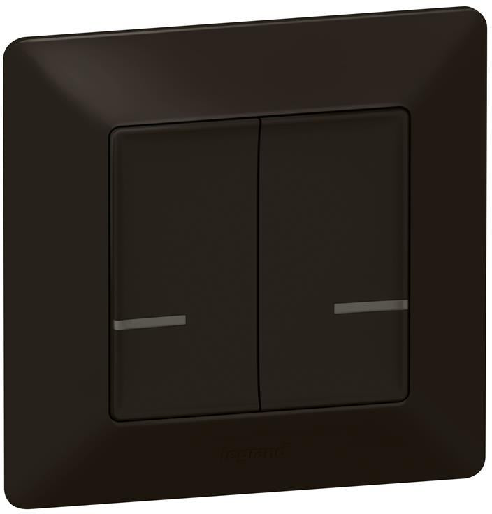 Сериен ключ Smart ЖИЧЕН изисква неутрала Valena Life Черен с рамка Legrand с Netatmo, NETATMO с LEGRAND & BTICINO, 756388