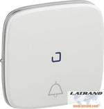 Лицев панел за бутон с подсветка и символ звънец цвят Бял Valena Allure Legrand - 755090